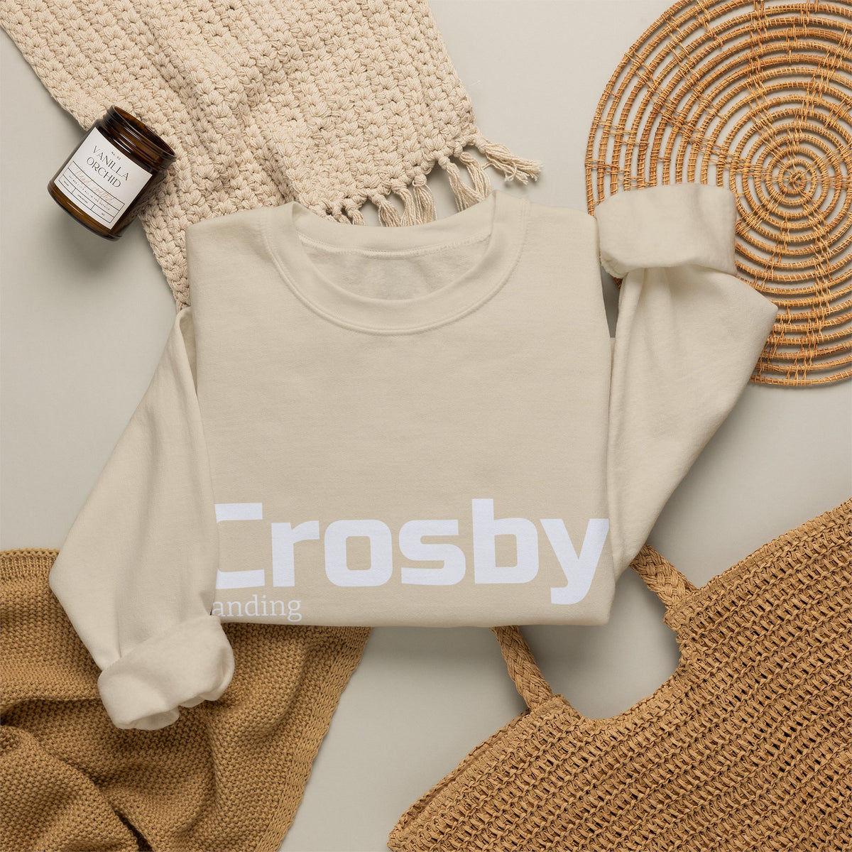 Crosby landing crewneck sweatshirt | minimalist pullover