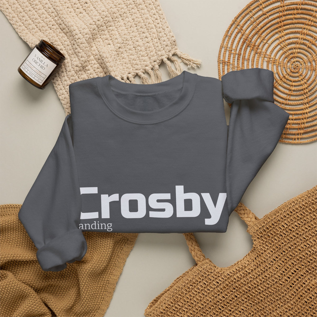 Crosby landing crewneck sweatshirt | minimalist pullover