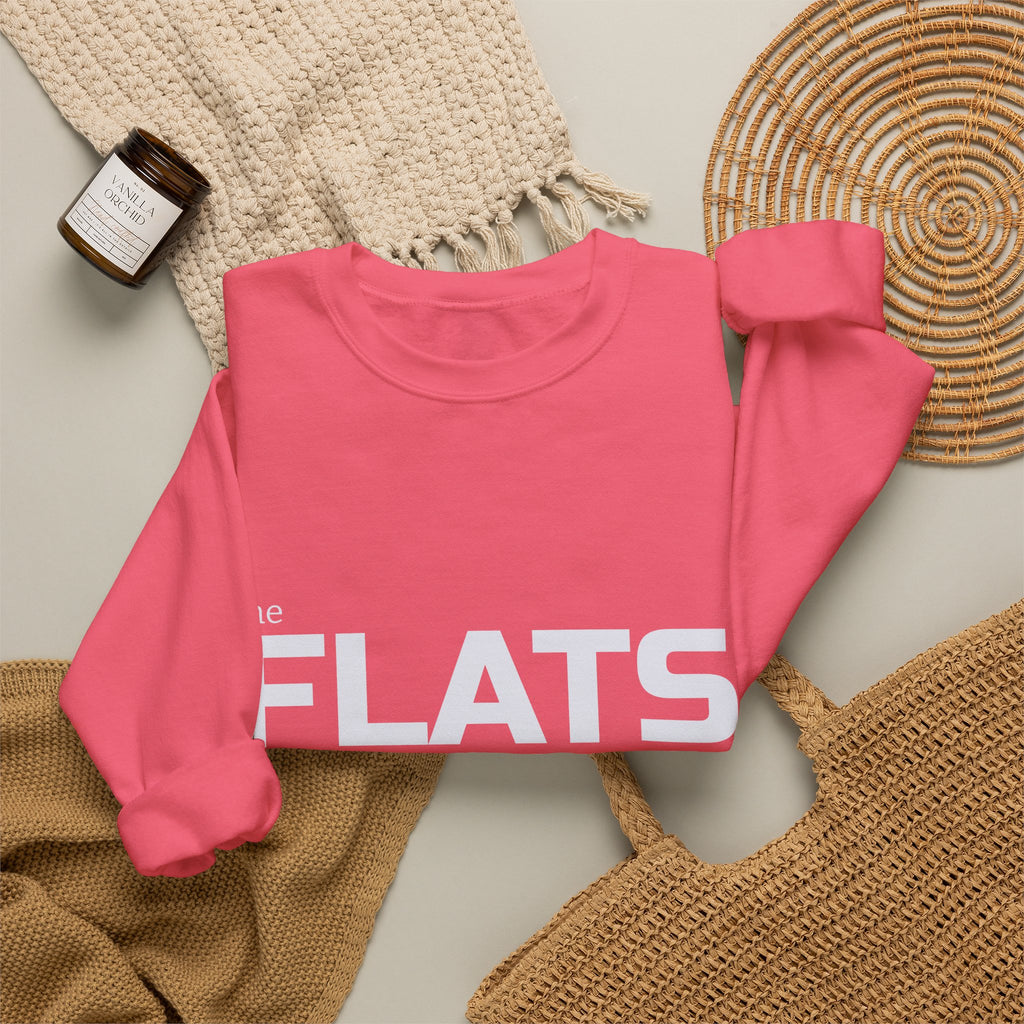 Cape cod FLATS text crewneck sweatshirt | minimalist pullover
