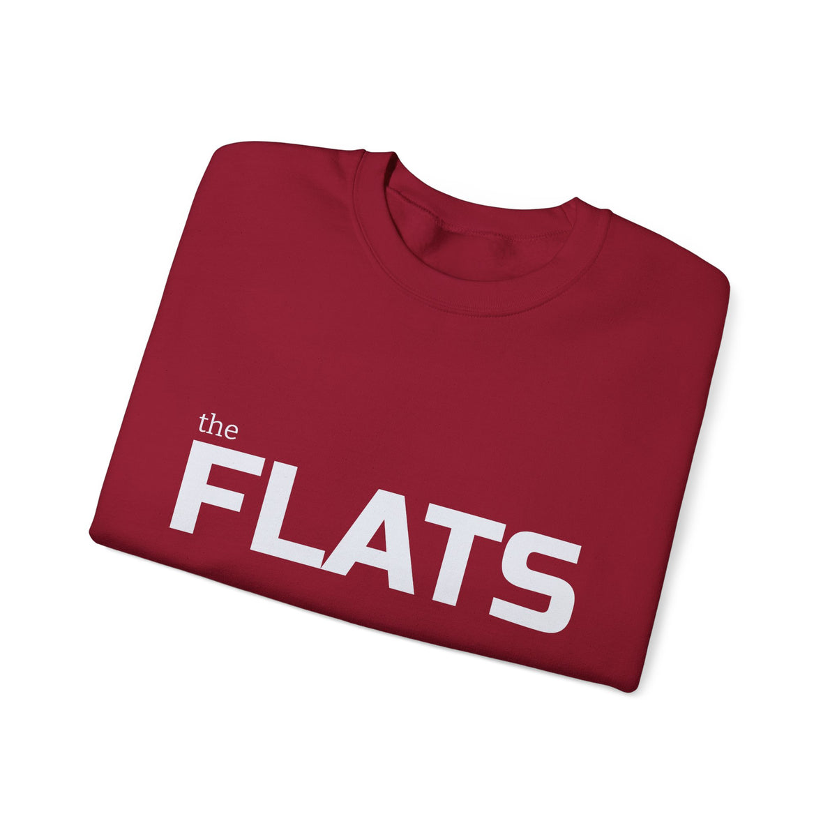 Cape cod FLATS text crewneck sweatshirt | minimalist pullover