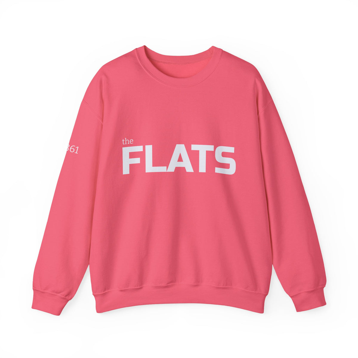 Cape cod FLATS text crewneck sweatshirt | minimalist pullover