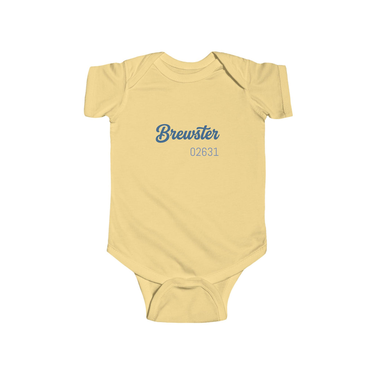 "Brewster" Script Baby Onsie