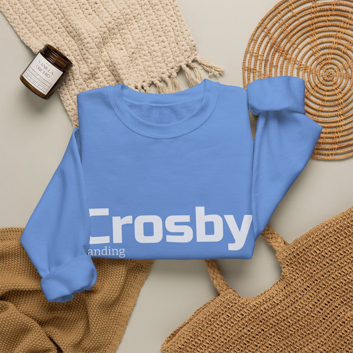 Crosby landing crewneck sweatshirt | minimalist pullover