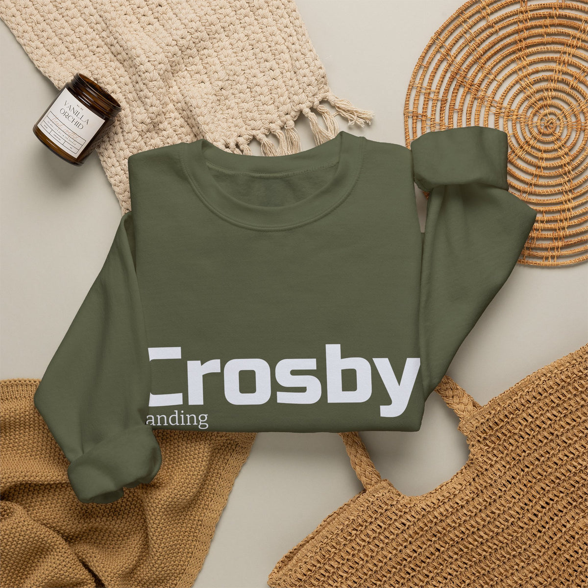 Crosby landing crewneck sweatshirt | minimalist pullover