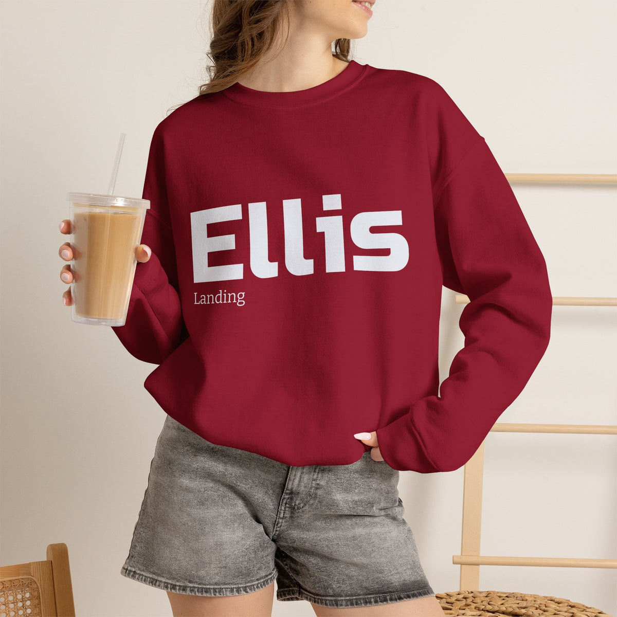 Ellis Landing crewneck sweatshirt | minimalist pullover