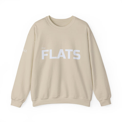 Cape cod FLATS text crewneck sweatshirt | minimalist pullover