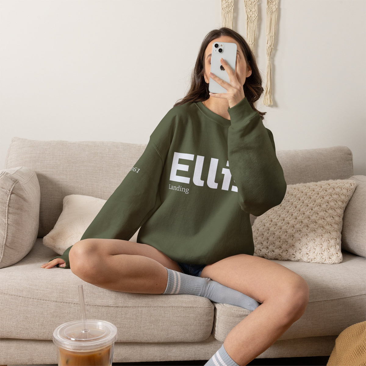 Ellis Landing crewneck sweatshirt | minimalist pullover