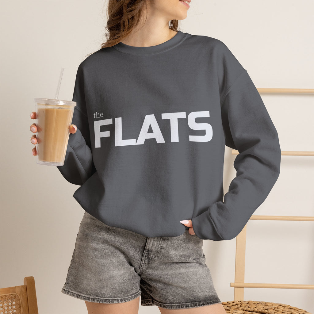 Cape cod FLATS text crewneck sweatshirt | minimalist pullover