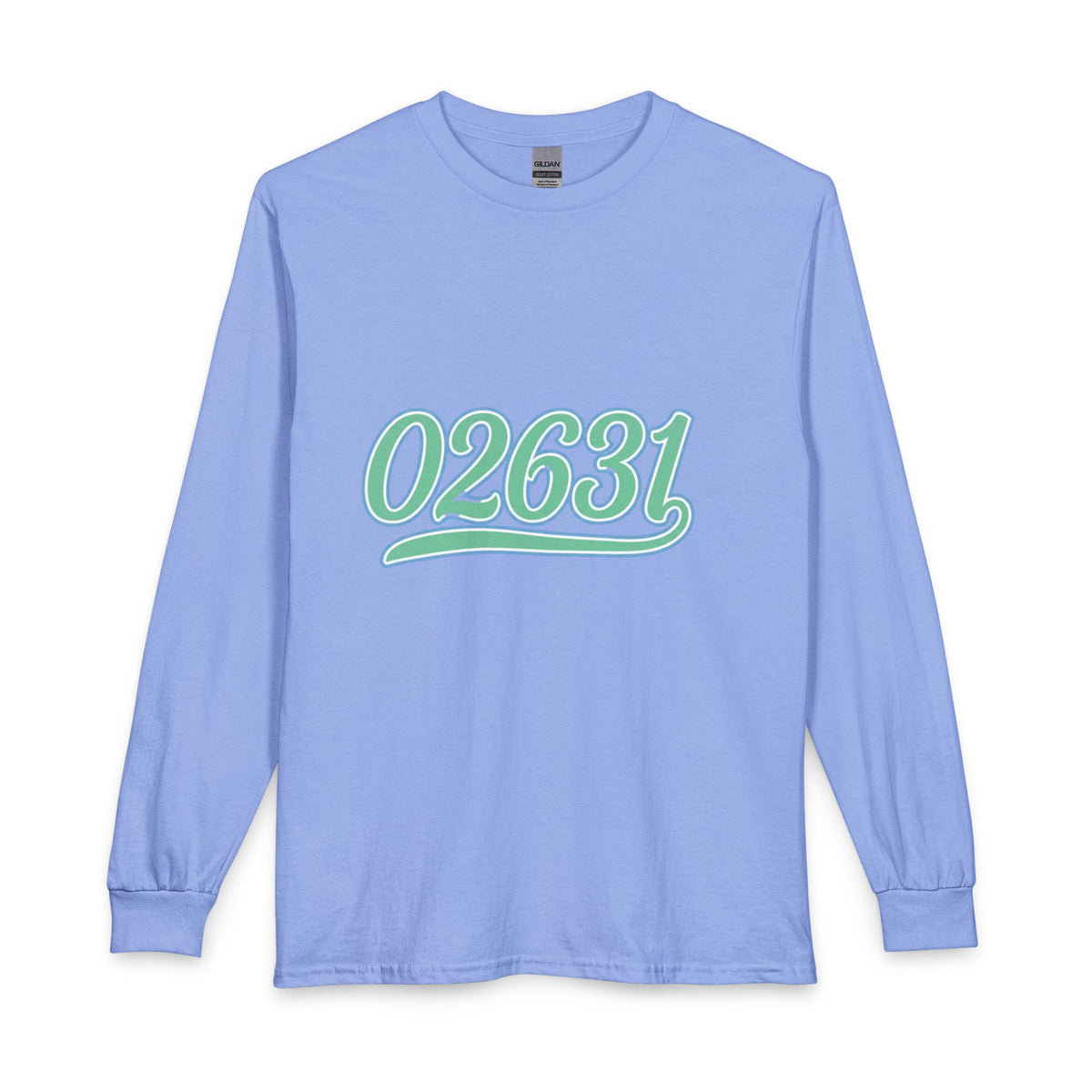 02631 Script Long Sleeve Tee — Cape Cod ZIP Code Shirt