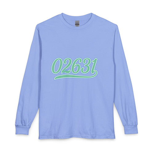 02631 Script Long Sleeve Tee — Cape Cod ZIP Code Shirt