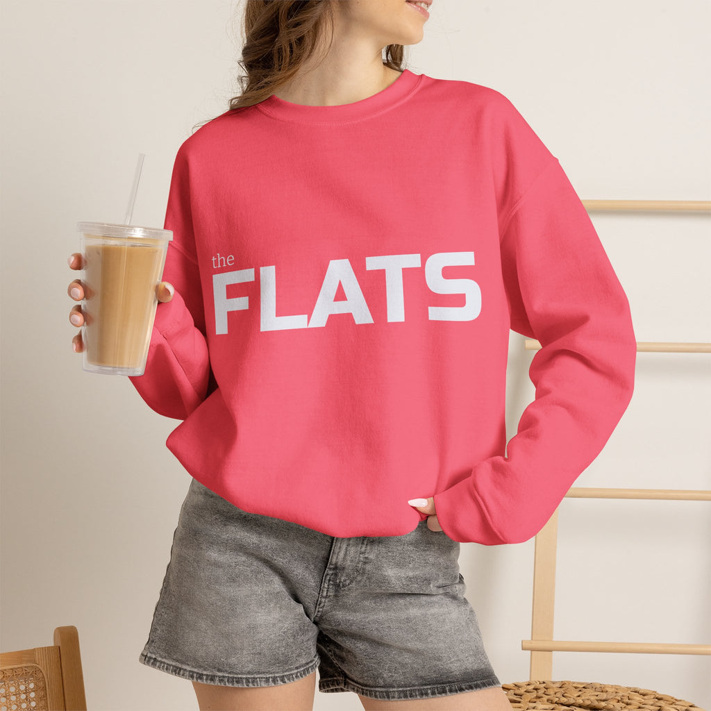 Cape cod FLATS text crewneck sweatshirt | minimalist pullover