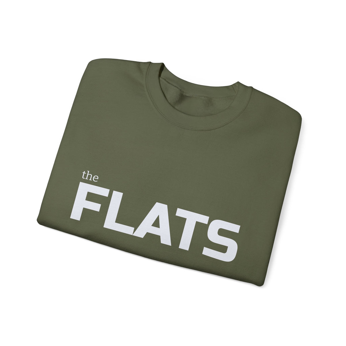 Cape cod FLATS text crewneck sweatshirt | minimalist pullover
