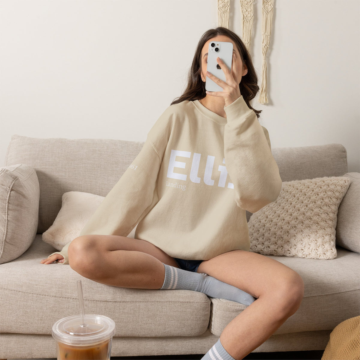 Ellis Landing crewneck sweatshirt | minimalist pullover