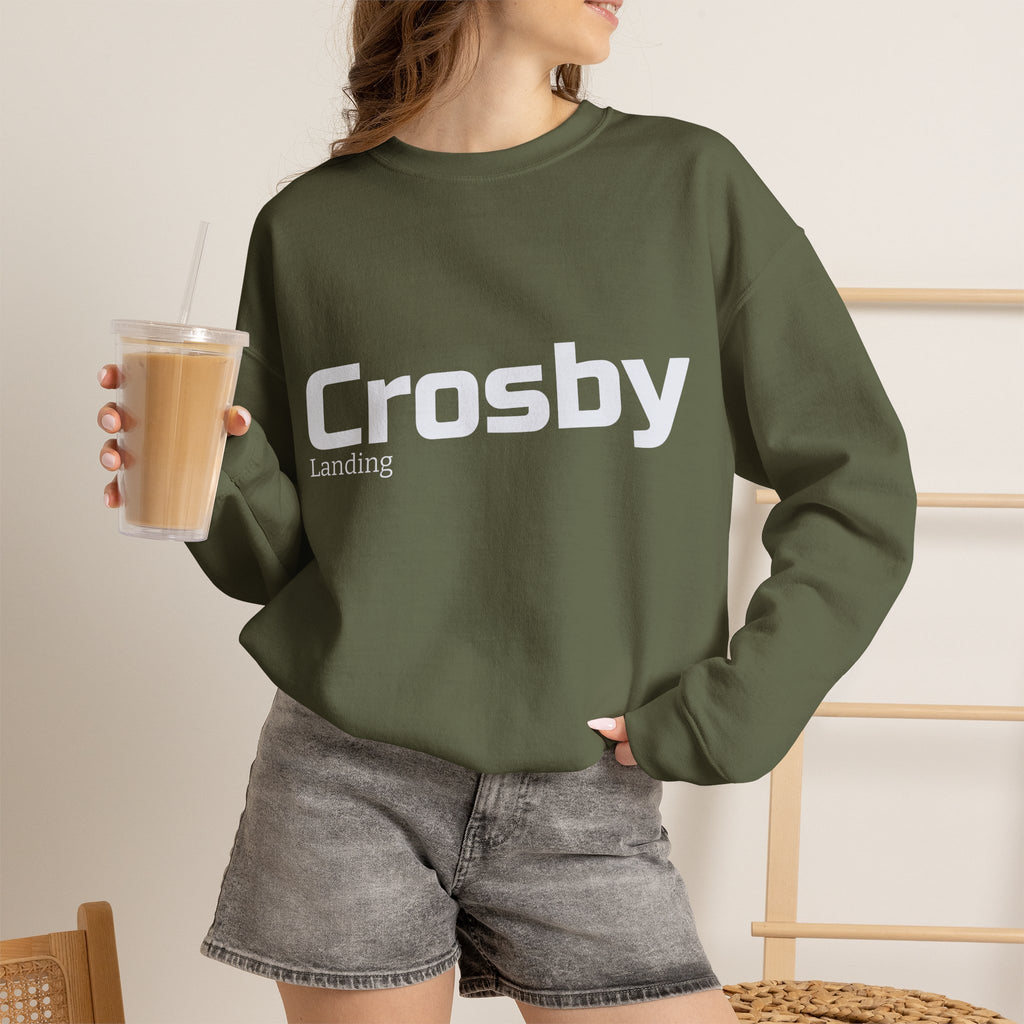 Crosby landing crewneck sweatshirt | minimalist pullover